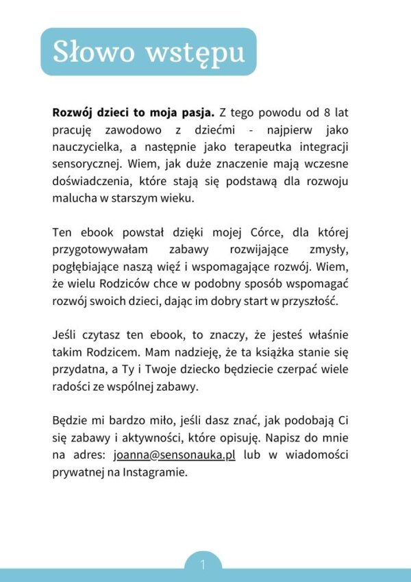 Sensozabawy - 100 zabaw sensorycznych dla dzieci - pakiet 2 ebooków - obrazek 2
